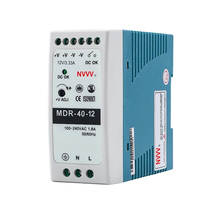 MDR 40W Switching power supply MDR series AC to DC Power 40W 12V  SMPS din rail