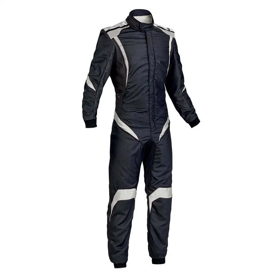 Top Trending Wholesale Auto Racing Suits Black Color Cardura Fabric Kart Racing Equipment With OEM Service