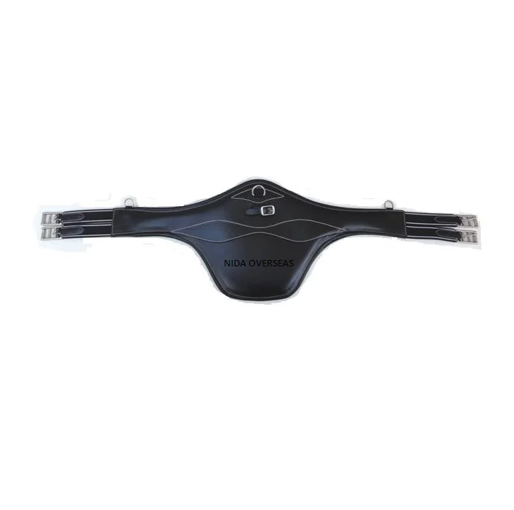 Equestrian High Quality Leather Stud Saddle Girth . horse