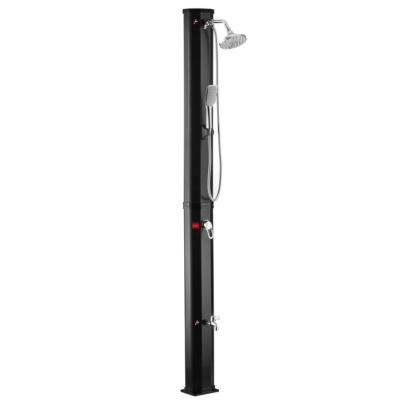35L sunlight power Black Solar shower with temperature control Solar shower with quick setup