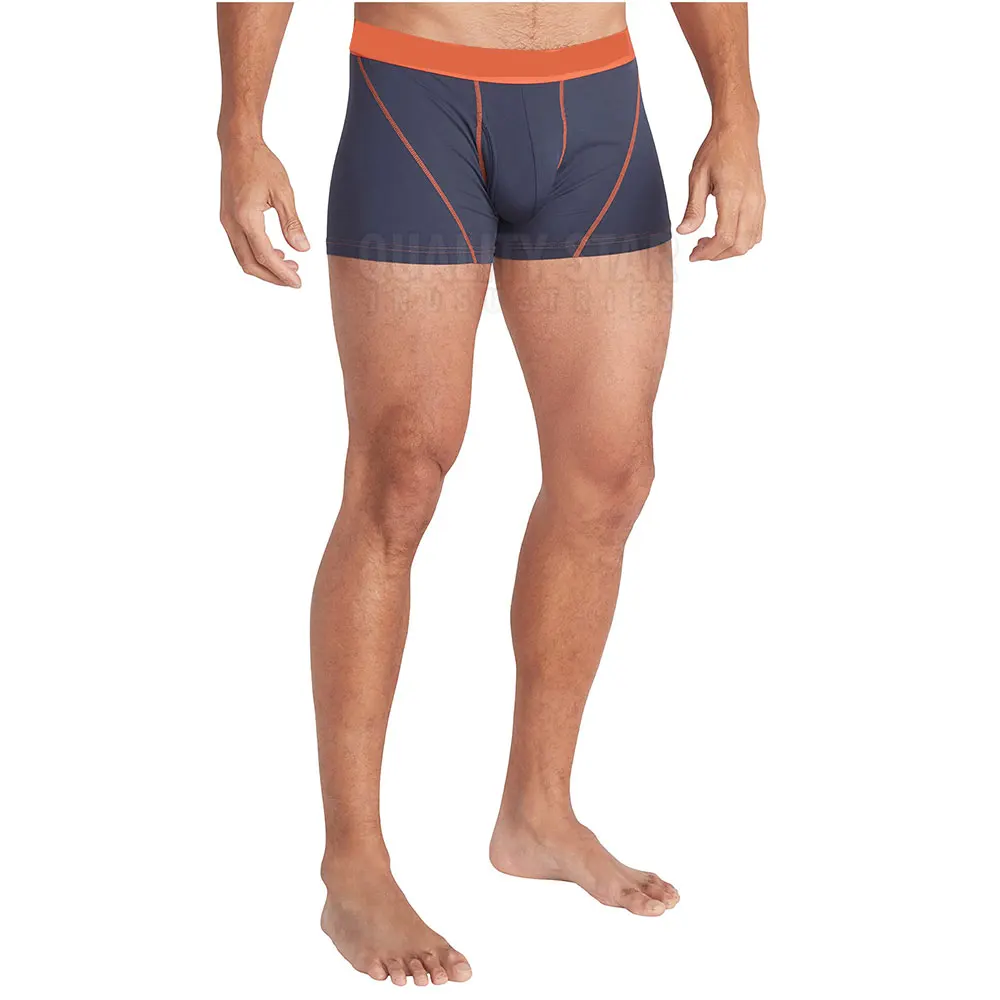 New Design Boxers for men Custom Logo Underwear Breathable Solid Men Boxer Brief