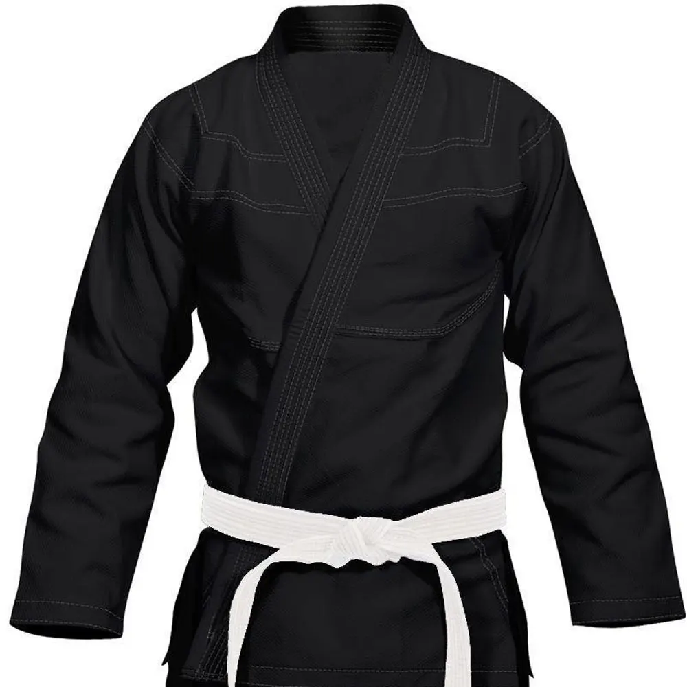 100% Cotton Judo Uniform Martial Arts Clothes black judo Suit Unisex Judo Clothing On Selling