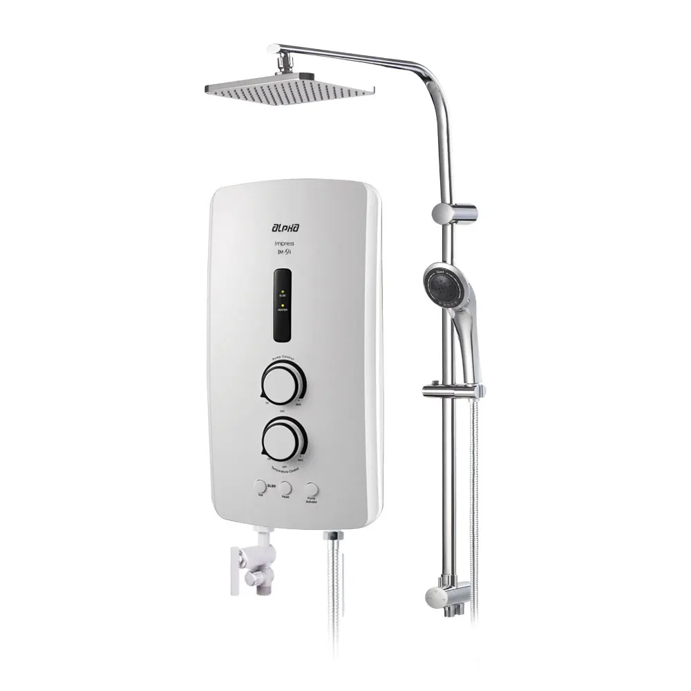New Malaysia Wholesale Bathroom IM-9EP Tankless Instant Shower Water Heater Wall Mounted High Technology