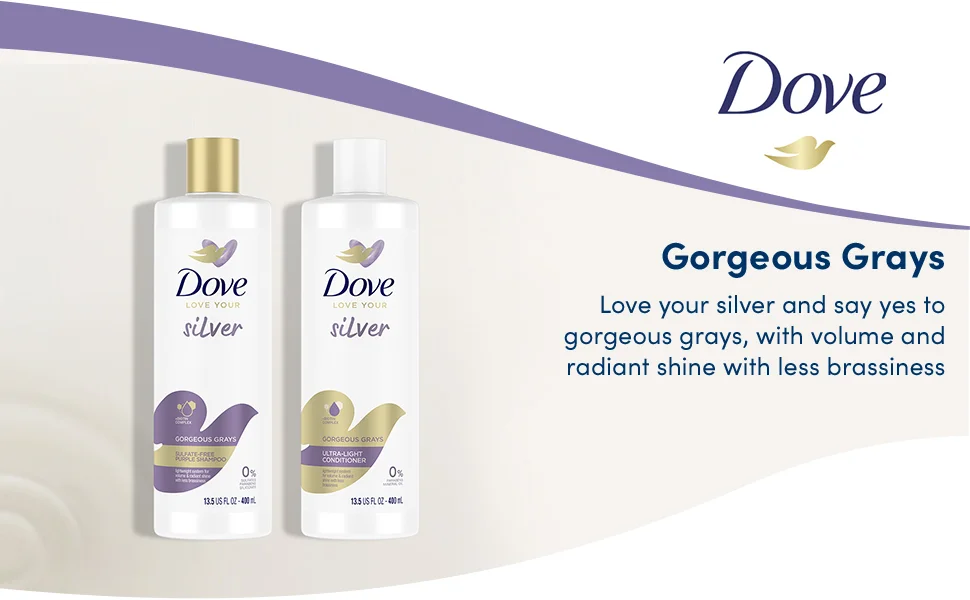 Love Your Silver Gorgeous Grays Sulfate-Free Purple Shampoo(13.5oz)