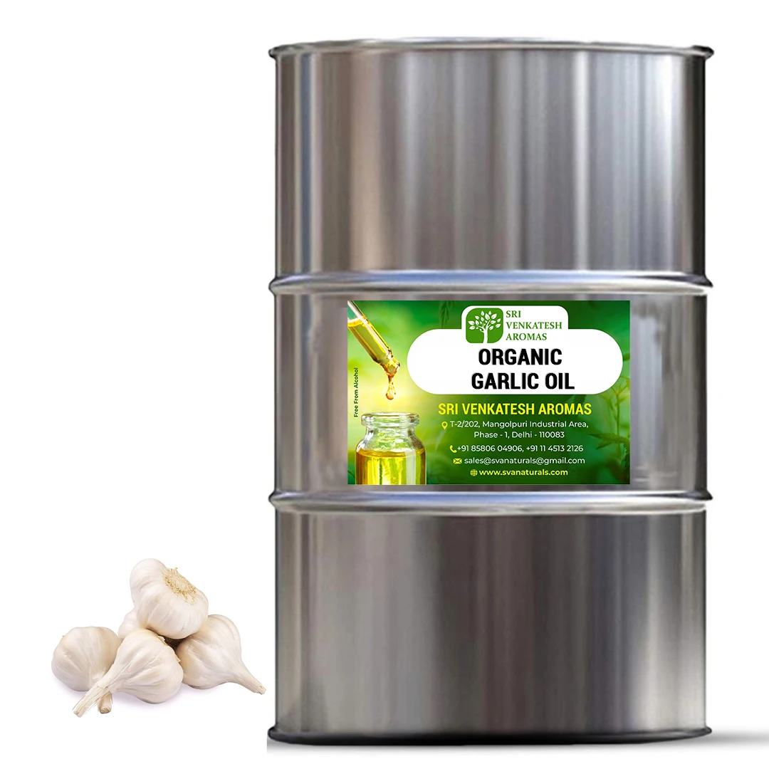 USDA Organic Certified Garlic Oil by Sri Venkatesh Aromas