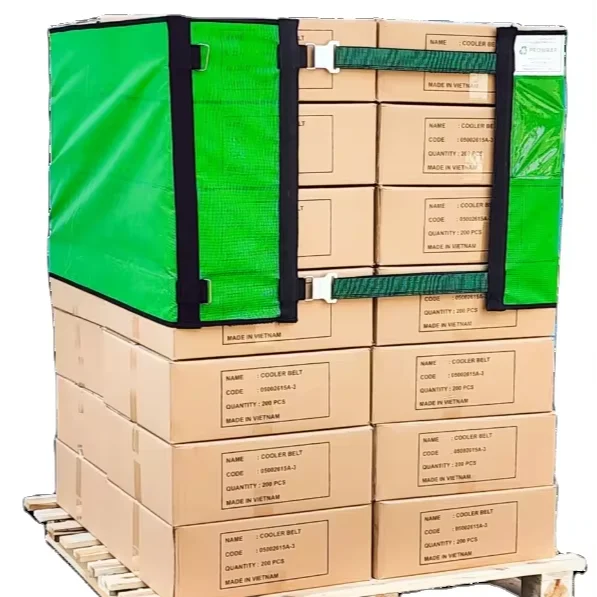 Provina - Reusable Factory Direct Customized Heat Resistant Breathable Green Pallet Wrap for Pallet