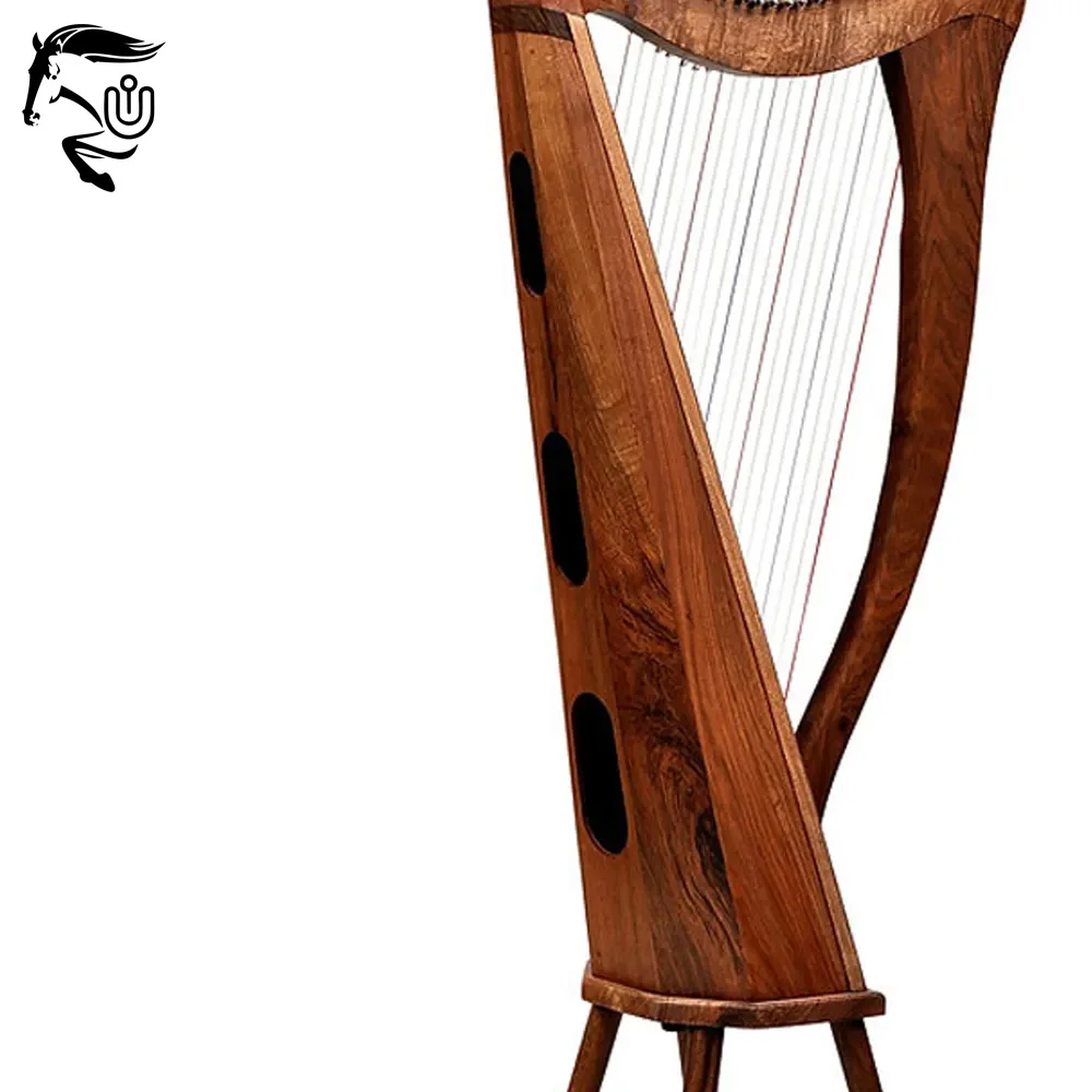 Professional Manufacturer Factory Made Irish Harp Custom Made Best Quality Easy To Use Wooden Irish Harp