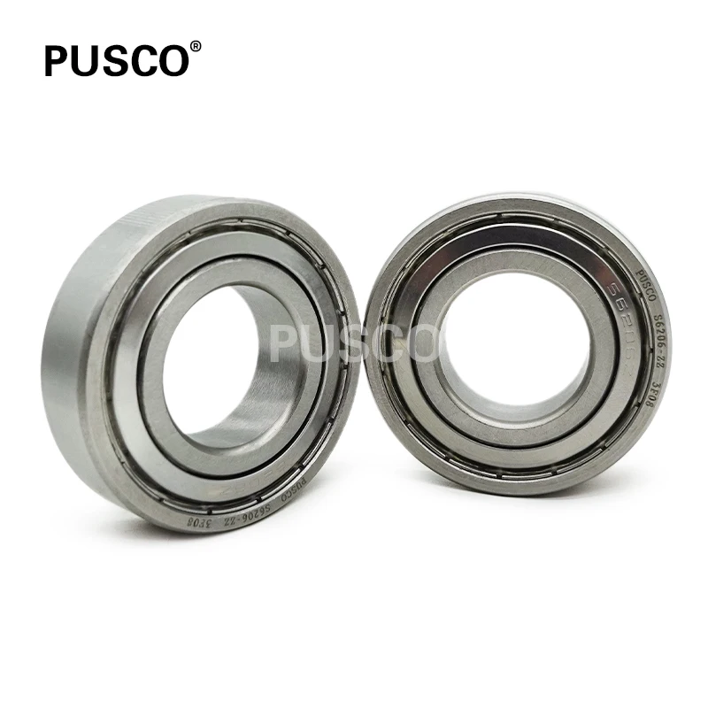 PUSCO Brand S6206 For Machine tool equipment, conveying equipment High Quality Stainless Steel Deep Groove Ball  Bearing  S6210