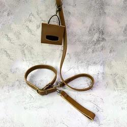 Leather Collar Leash Set