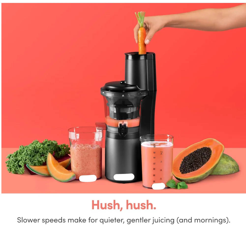 WHOLESALE Slow Juicer Slow Juicer Machine Easy To Clean Press Juicer With Brush 150 Watts Charcoal Black