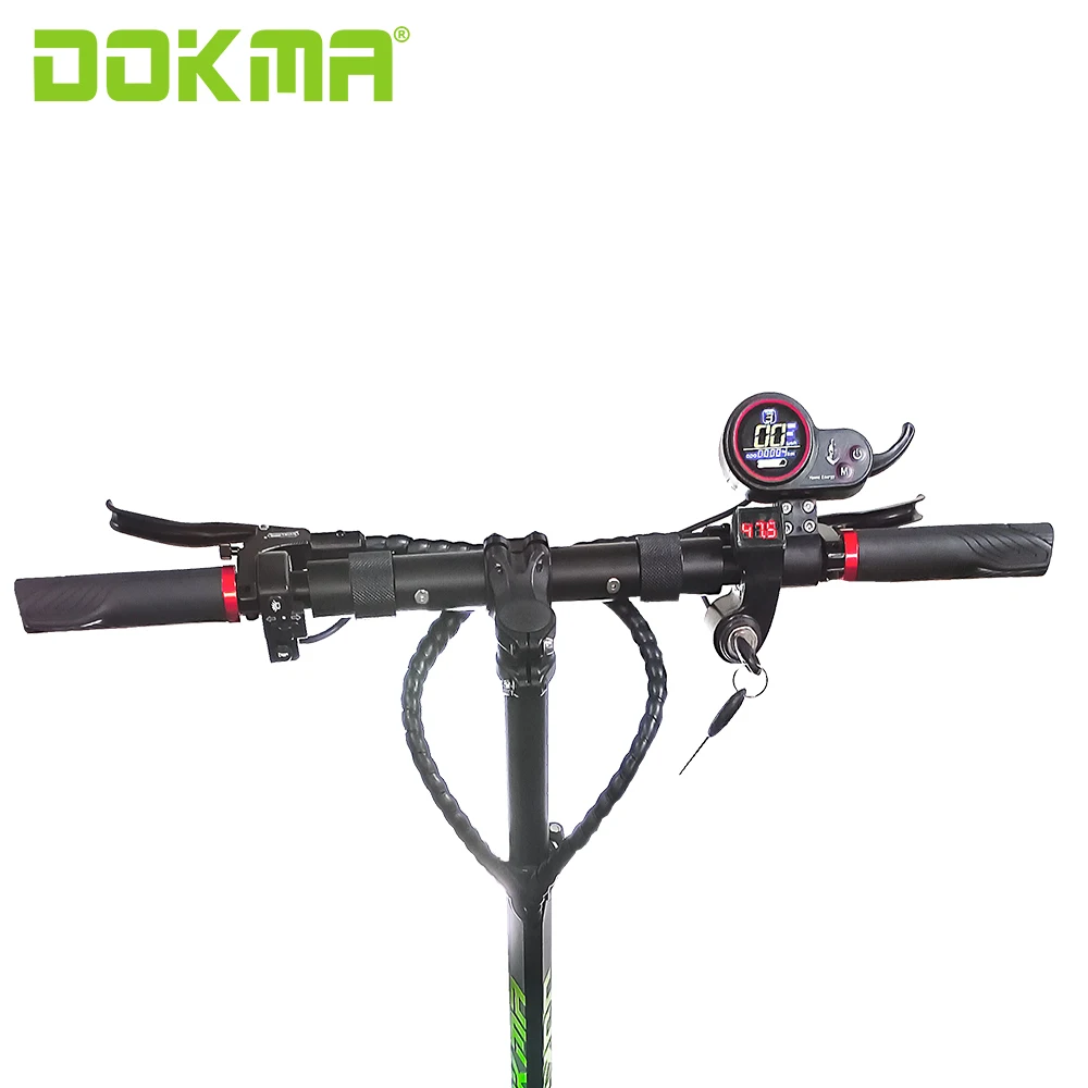 Dokma 10 inch Dgo low budget 48V 1200W 2400W single and dual motor ABS oil brake long range folding mini electric scooter