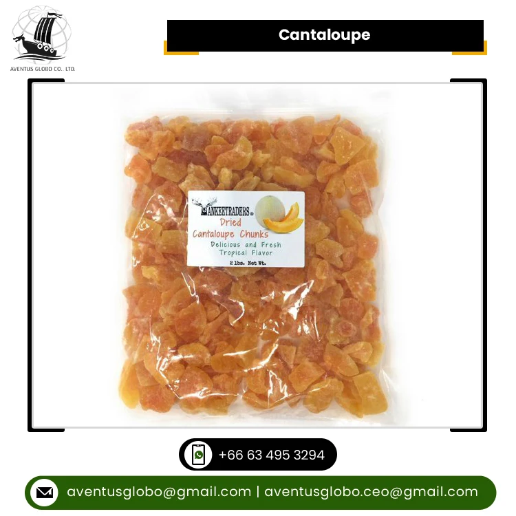 Lowest Price High Quality Super Delicious Taste Bulk Supply Organic Dried Dehydrate Fruit Cantaloupe for Global Buyers