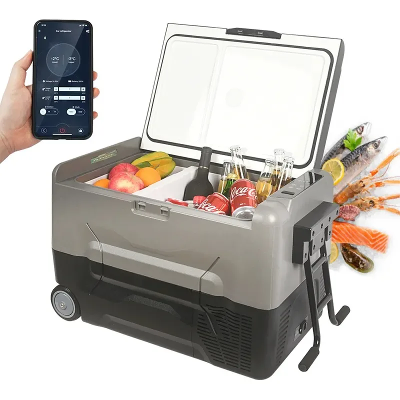45L Portable Refrigerator Fridge Freezer for car, Boat, RV, Camping, Roadtrip, Outdoor Recreation