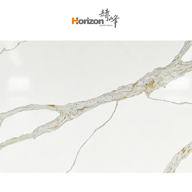 horizon Artificial Quartz Stone white quartz slab countertops vanity tops table tops