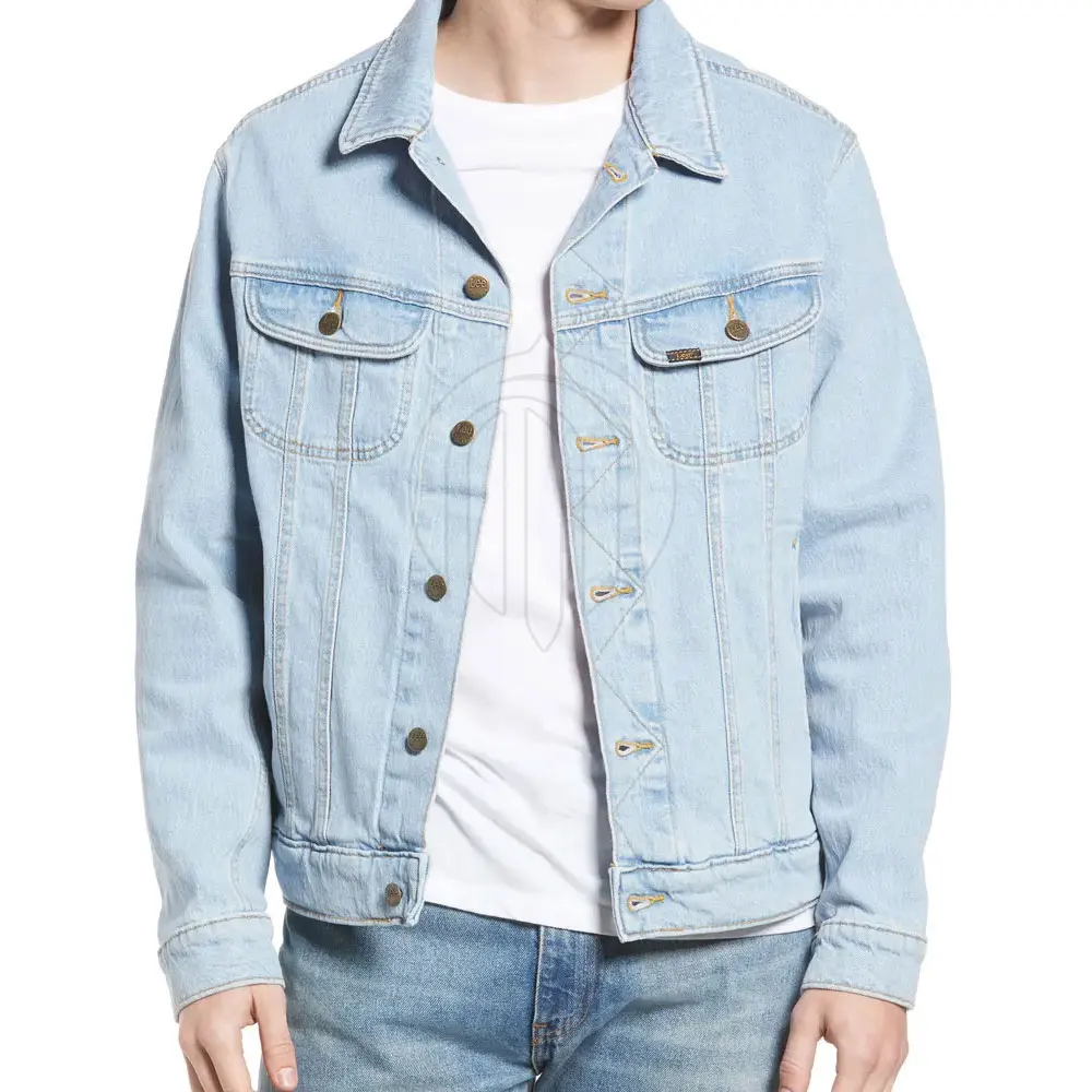 High Quality Made Men Jeans Jackets Lightweight Men Jeans Jackets Custom Design Men Jeans Jackets