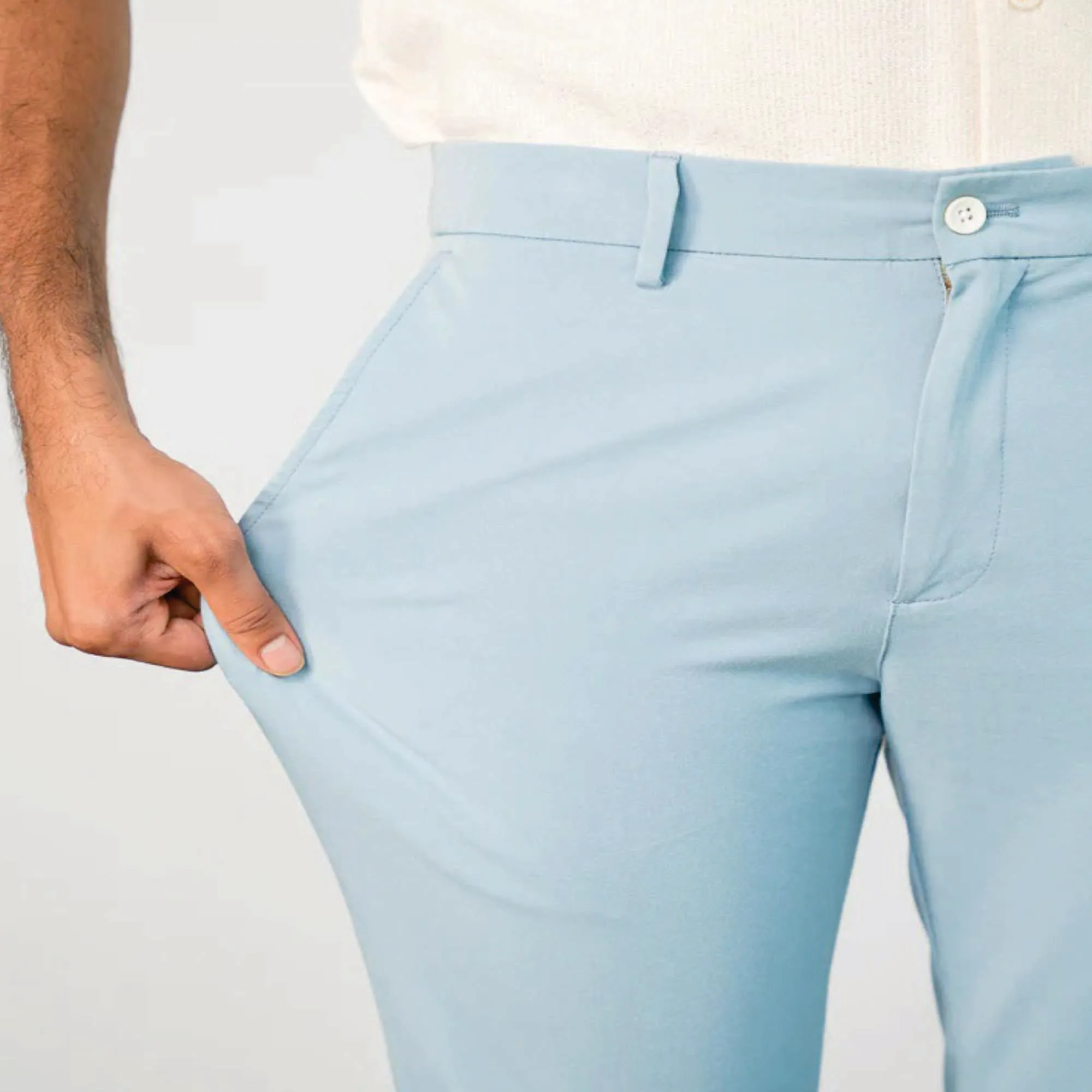 New Arrival 2023 Chino Pants Mens Slim Wholesale Custom Men Casual Plain OEM Pockets Sea XXS China Technics Long Item Fly