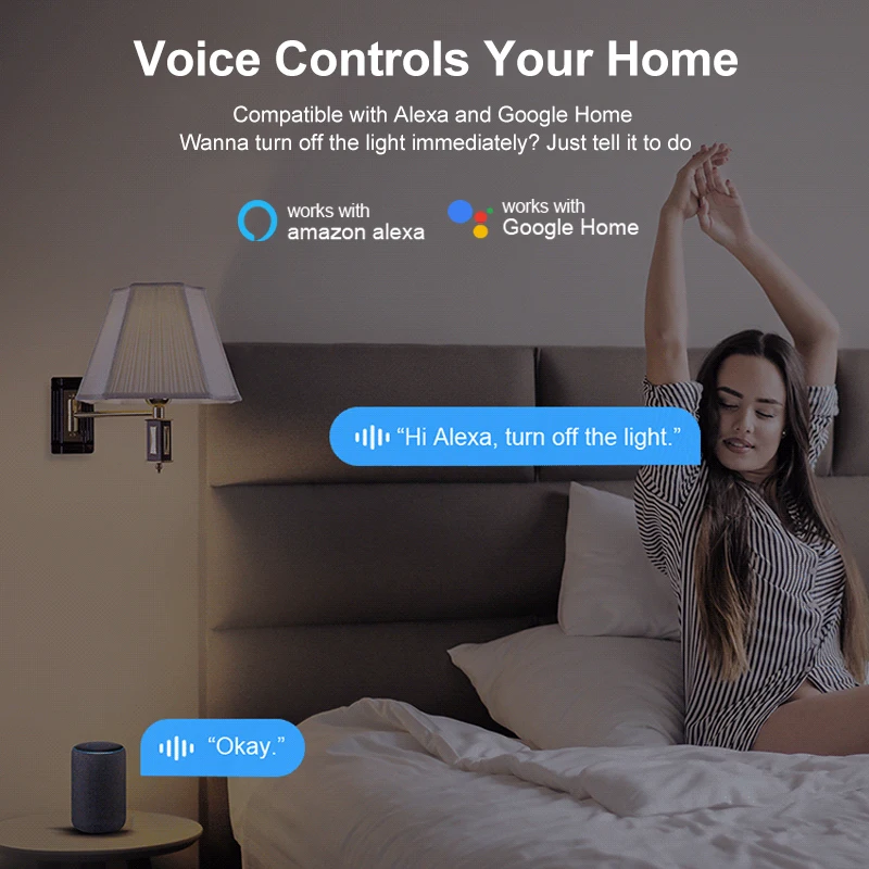 Universal Wall Switch Socket switch lumiere intelligente tuya smart switch