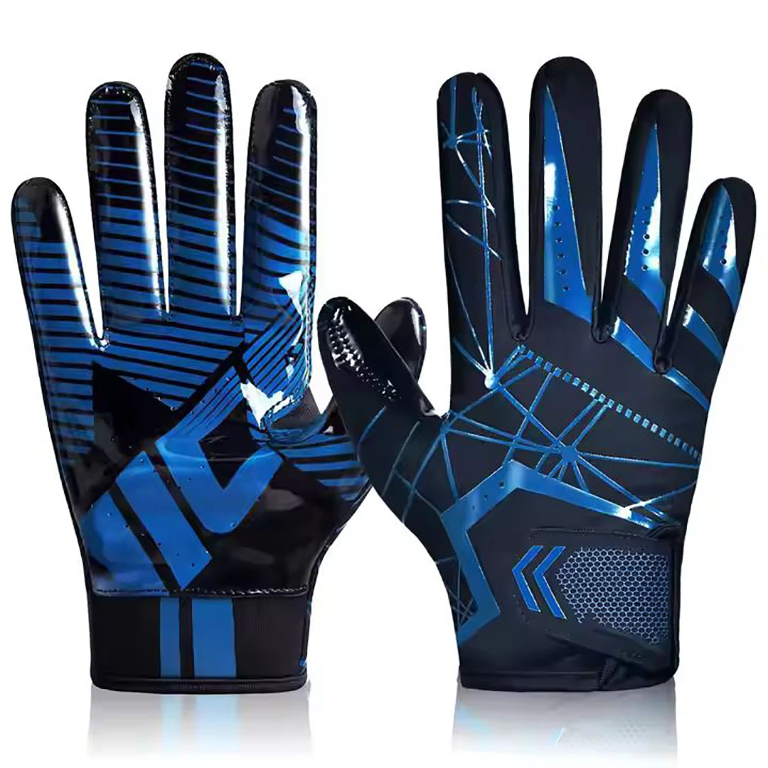 Plus Size Best Quality New Style in Reasonable Price Custom Logo Printed American Football Gloves