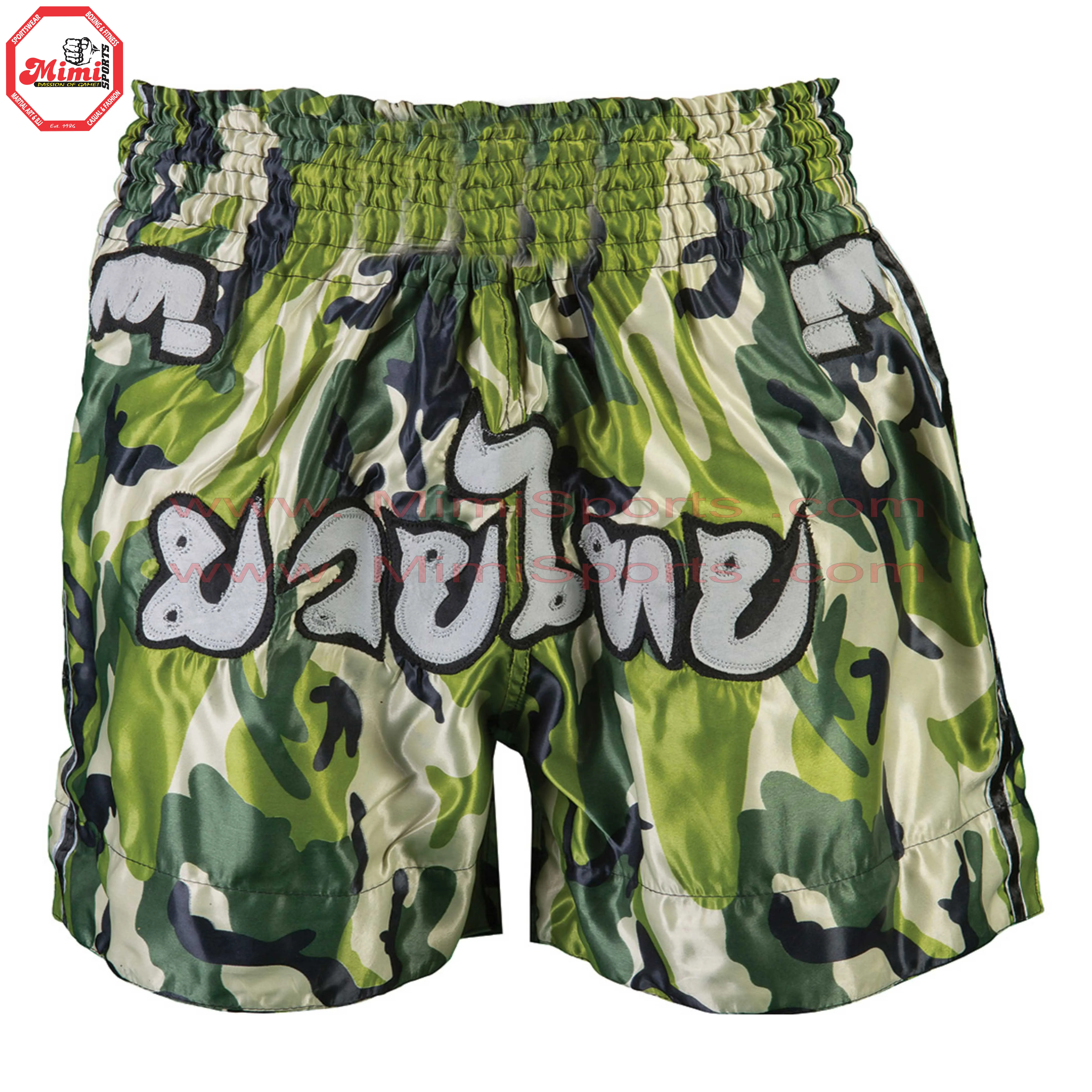 Trending Wholesale Fashion Boxing Shorts Training Muay Thai Boxing Stain Short MMA Shorts Muay Thai Kids Muay Thai Shorts Trend