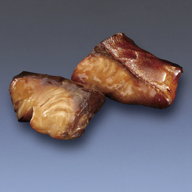 ISO Lunchbox Frozen ROASTED YELLOWTAIL SEASONED WITH SWEET SOY SAUCE Vacuum pack 225g Vietnam factory Bento Osechi topping