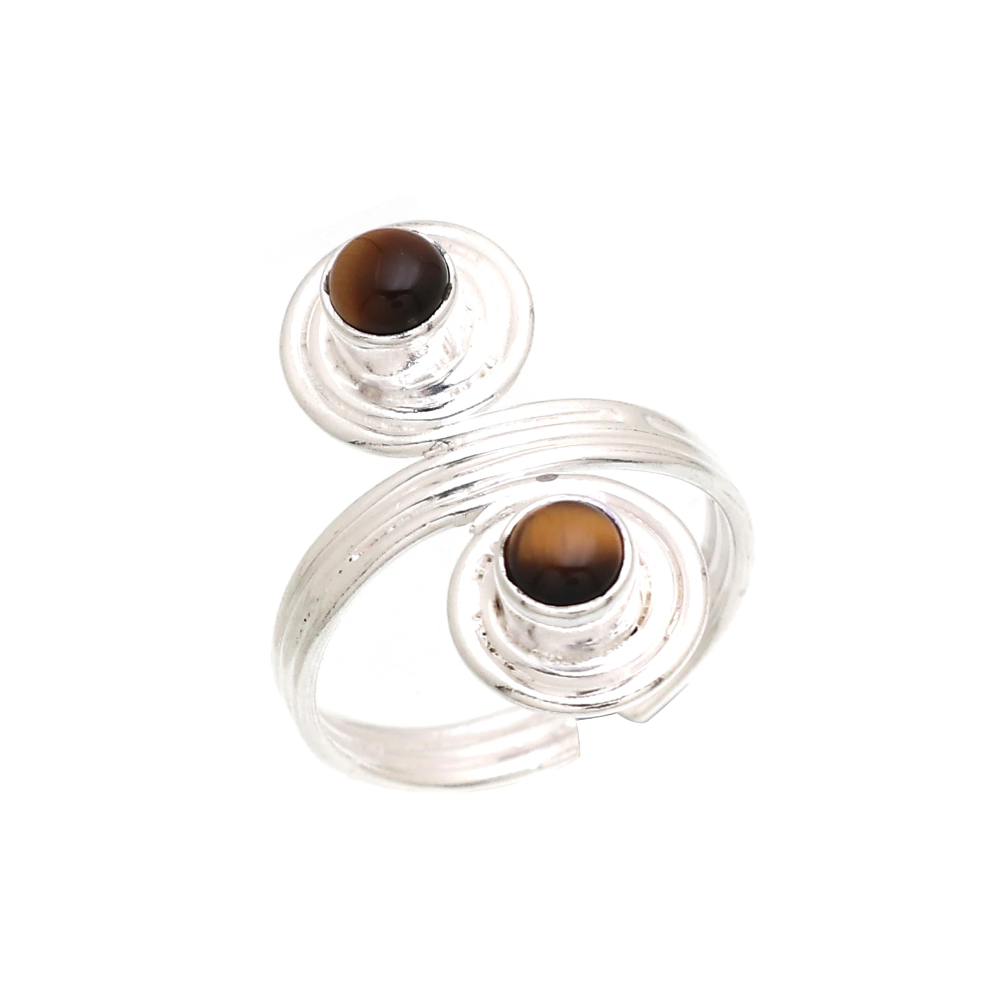 Wholesale Natural 925 Sterling Silver Ring Handmade Wedding Gift Her Mom Wife Garnet Birthstone Pearl Moonstone Black Onyx Red