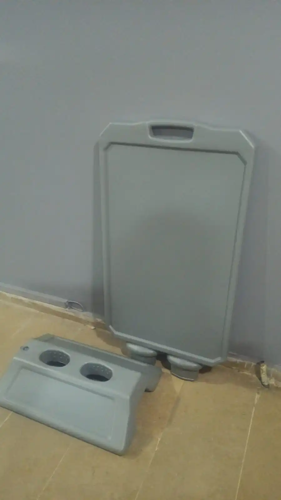 High Quality Plastic Stopper Swing Big Size Traffic Cone Plastic A Pano Advertising Plastic Pano Sidewalk Sign