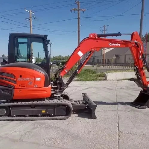 Kubota K008-3 мини-гусеничный экскаватор с небольшим компактным погрузчиком 0 1 м3