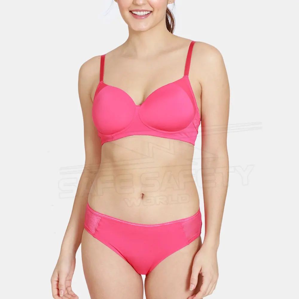 Lightweight 2022 Latest Design Women Bra and Under Wear Custom Printed Logo Women Bra and Under Wear