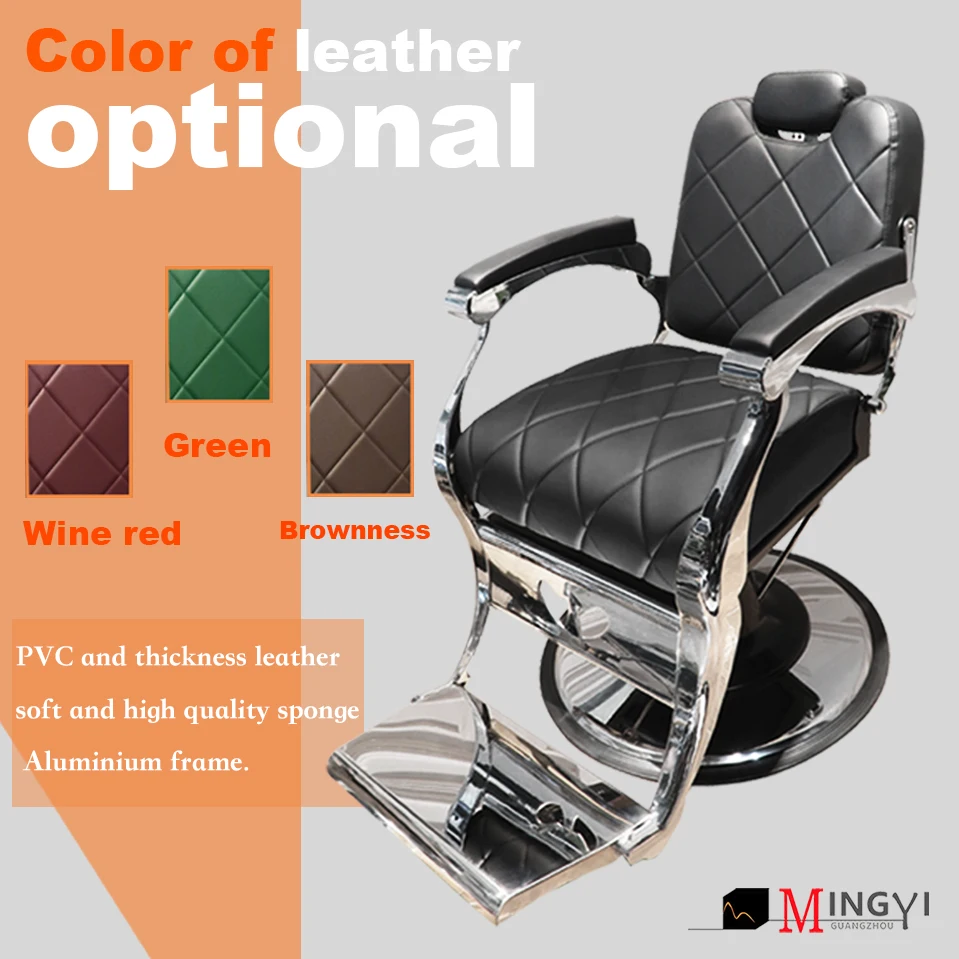 barbershop equipment antique gold salon chair heavy duty old styling barber chair