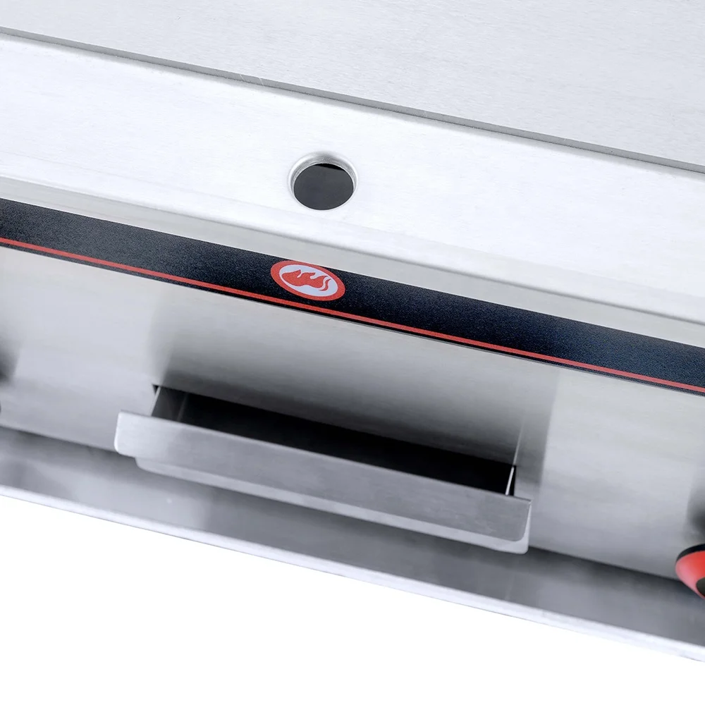 High quality Kitchen equipment table top propane gas griddle Flat Plate Electric Grills