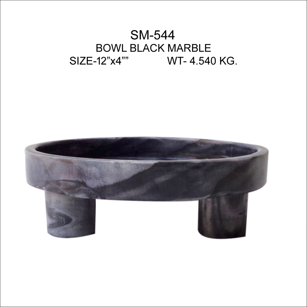 2024 Premium Black marble Serving Bowl a perfect centrepiece on your dining table available only on alibaba