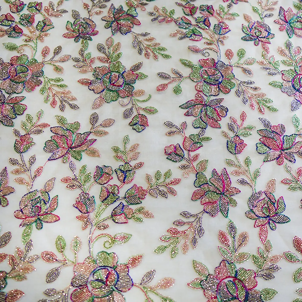 Wholesale New Designer Handmade Embroidery Cotton Fabric For Garments Home Textiles & Accessories Bags Embroidered Raw Fabric