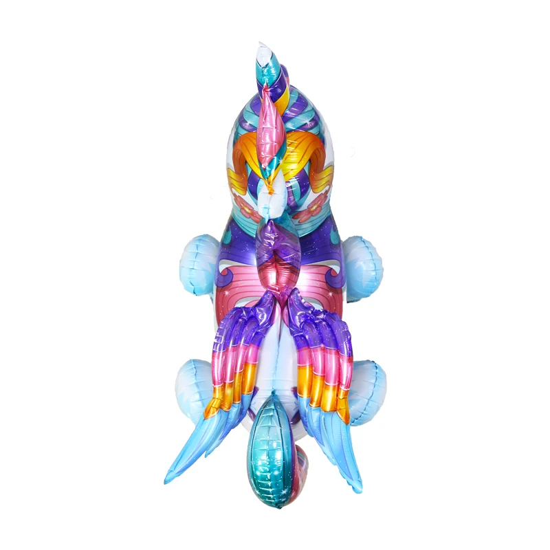 Popular 3D Walking Animal Unicorn Balloon Children Birthday Party Easter decorations Decoration Toys For Kids