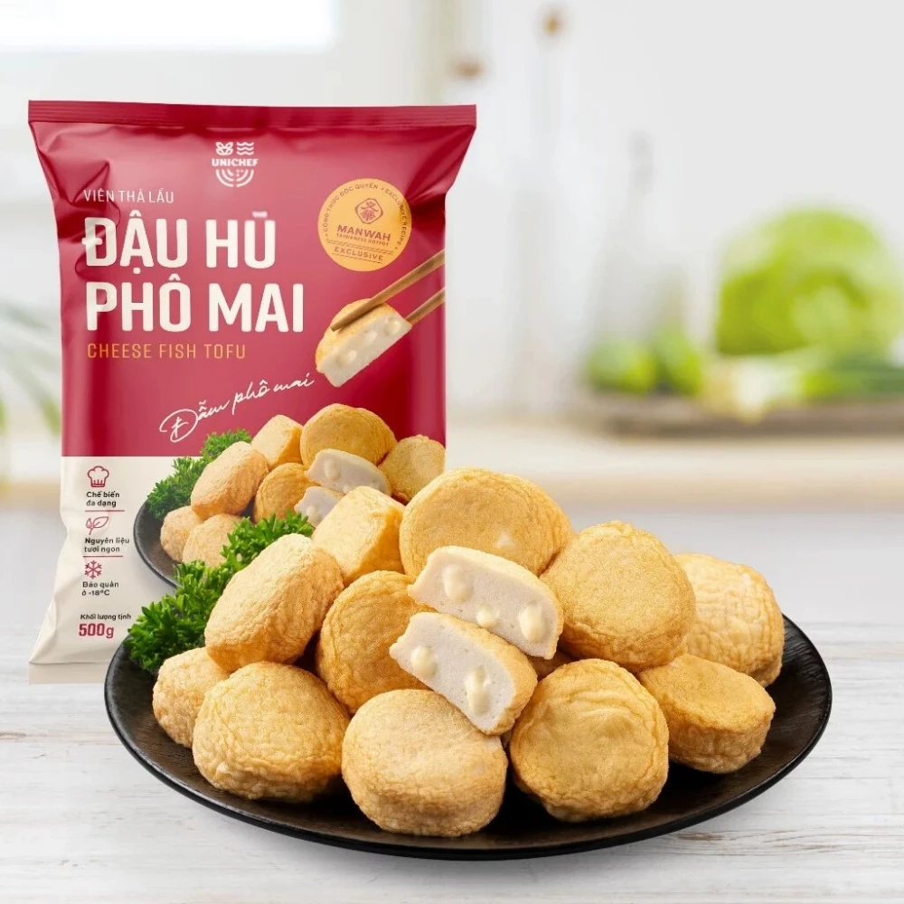 Cheese Fish Tofu Good Quality Hot Pot Ingredients Original Wholesale Iso Certified Vietnam Manufacturer