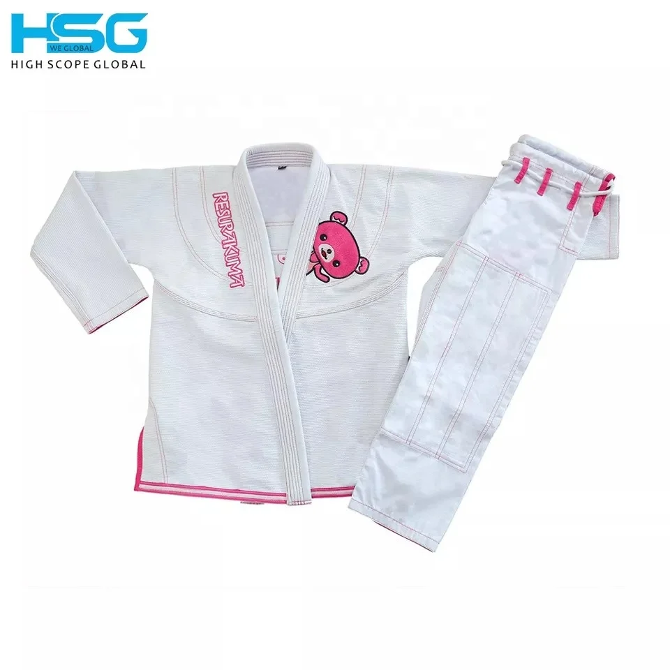IBJJF Kimono BJJ GI for women Martial Arts Wear Custom Brazilian Jiu Jitsu Suits Judo Grappling Uniform with Belt