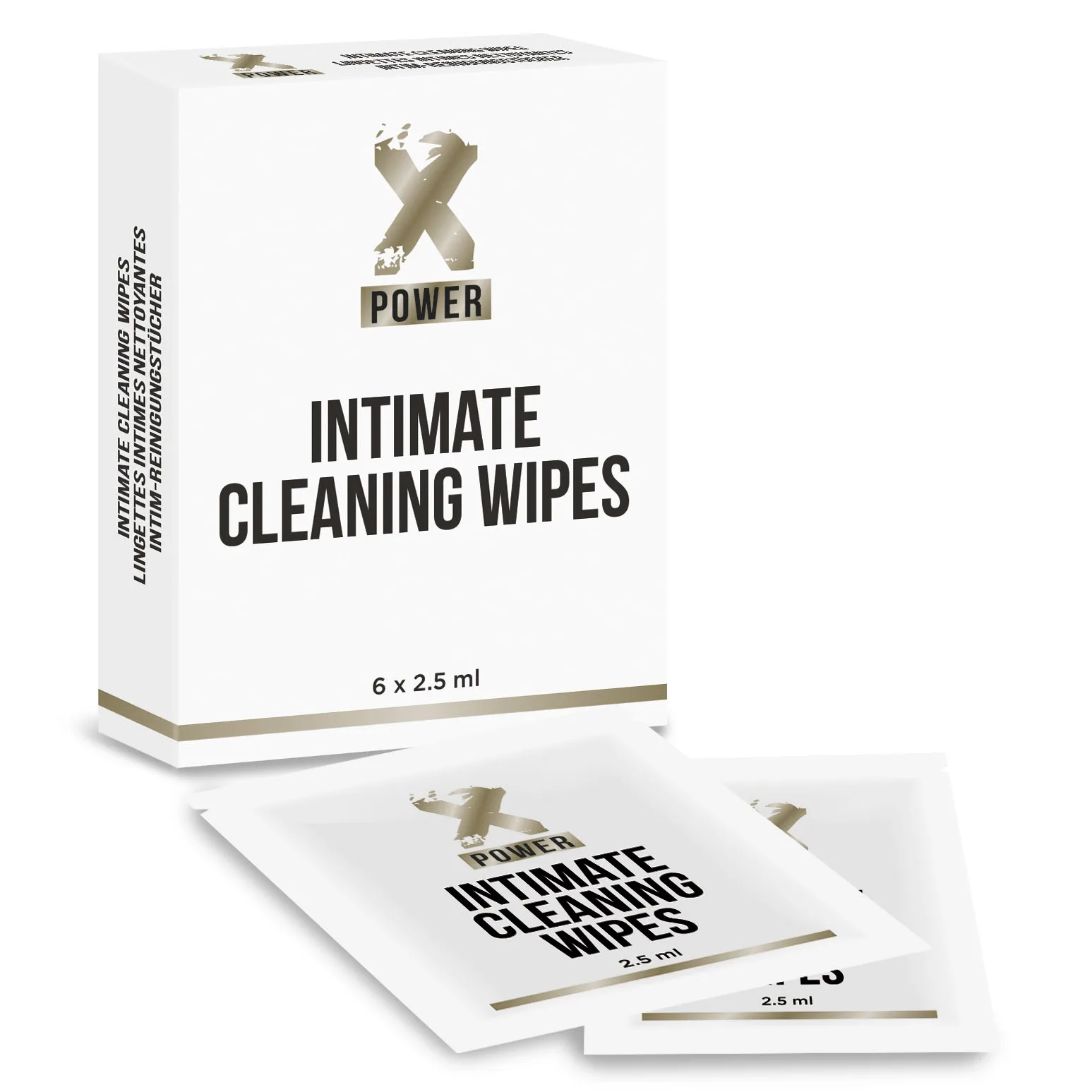 Intimate Refreshing Cleaning Wipes 6 Wipes for Effective Cleaning of Intimate Areas for Sex Use