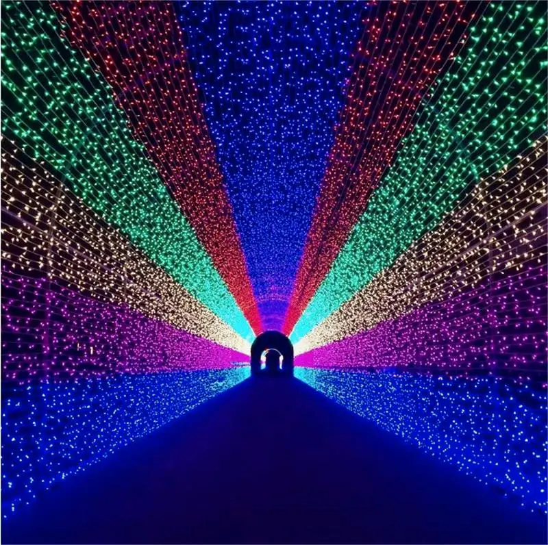 3M*2M 2M*2M 1.5M*1.5M LED Net lights courtyard Waterproof flashing string christmas lights outdoor led fairy lights