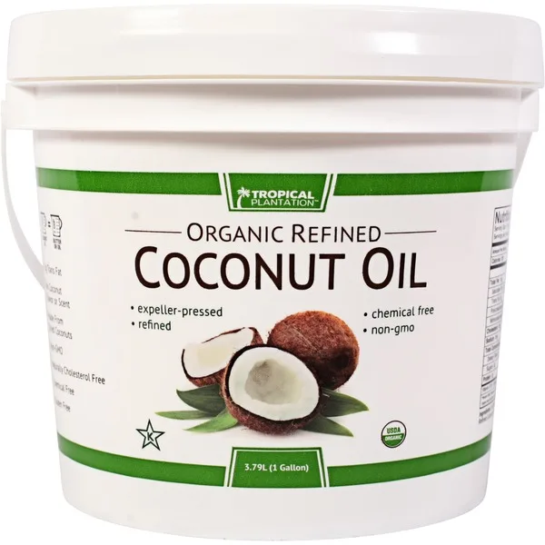 Чистое Кокосовое масло 100% Халяль класса AA (100% растительное кулинарное масло)