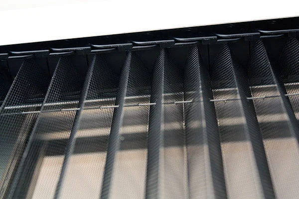 Anti mosquito Easy Install Polyester Pleated mesh Sliding Screen door system whole set DIY Screen System anti mosquito window