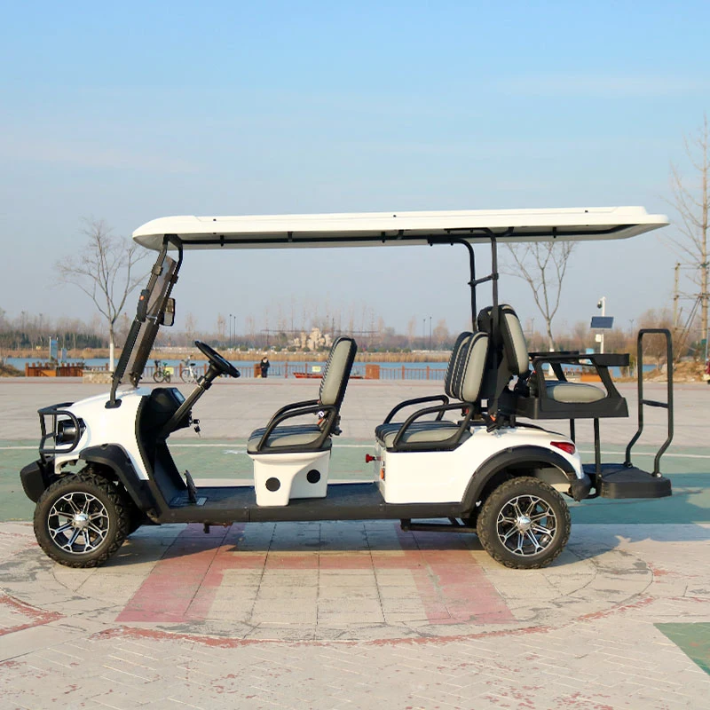 Electric Cars Buggy Golf CE Approved 7.5kw KDS Motor 6 Seat Electric Golf Car