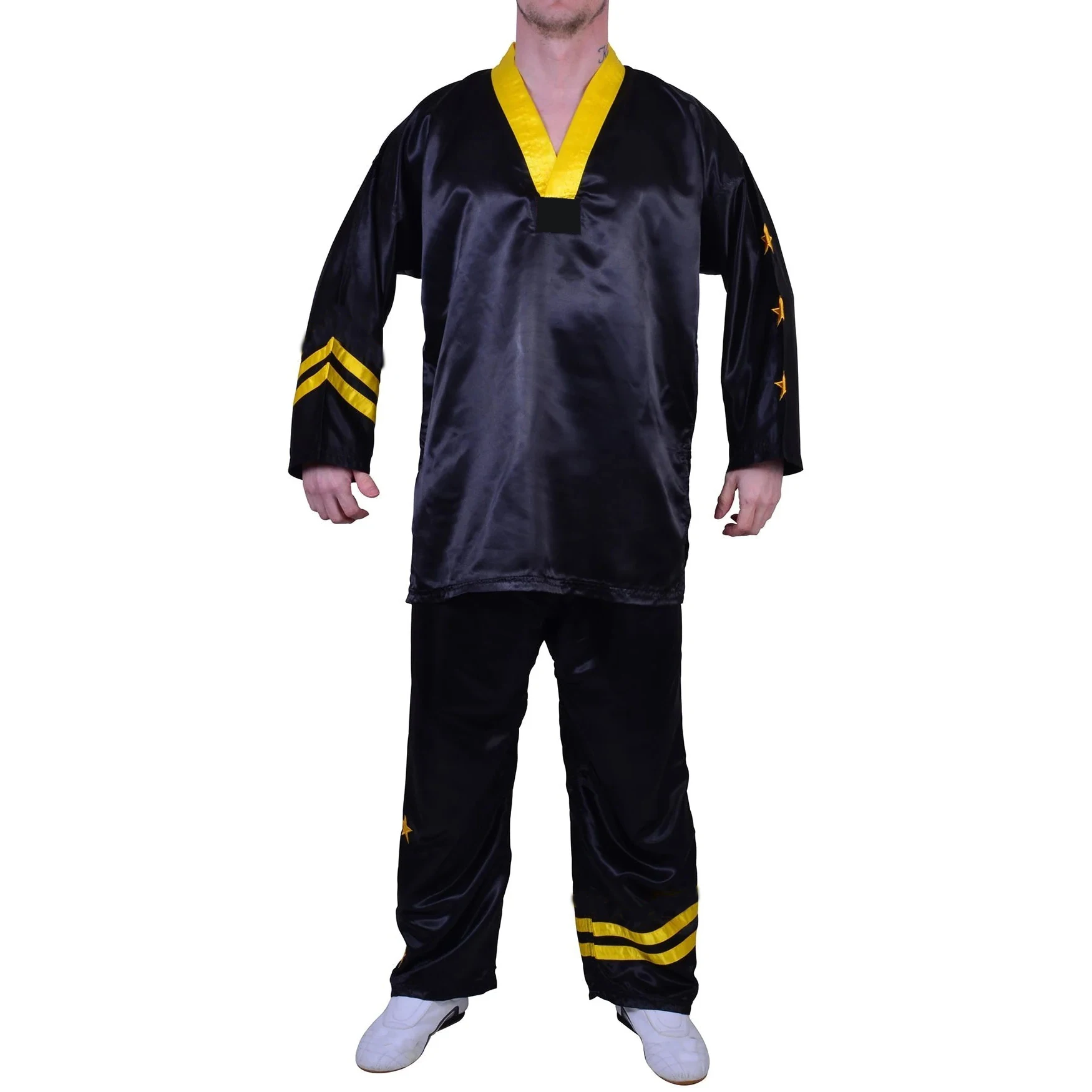 Best Quality Customize Design Breathable Kickboxing Uniforms Top Selling New Style V-Neck Kickboxing Suit Set Supplier Online
