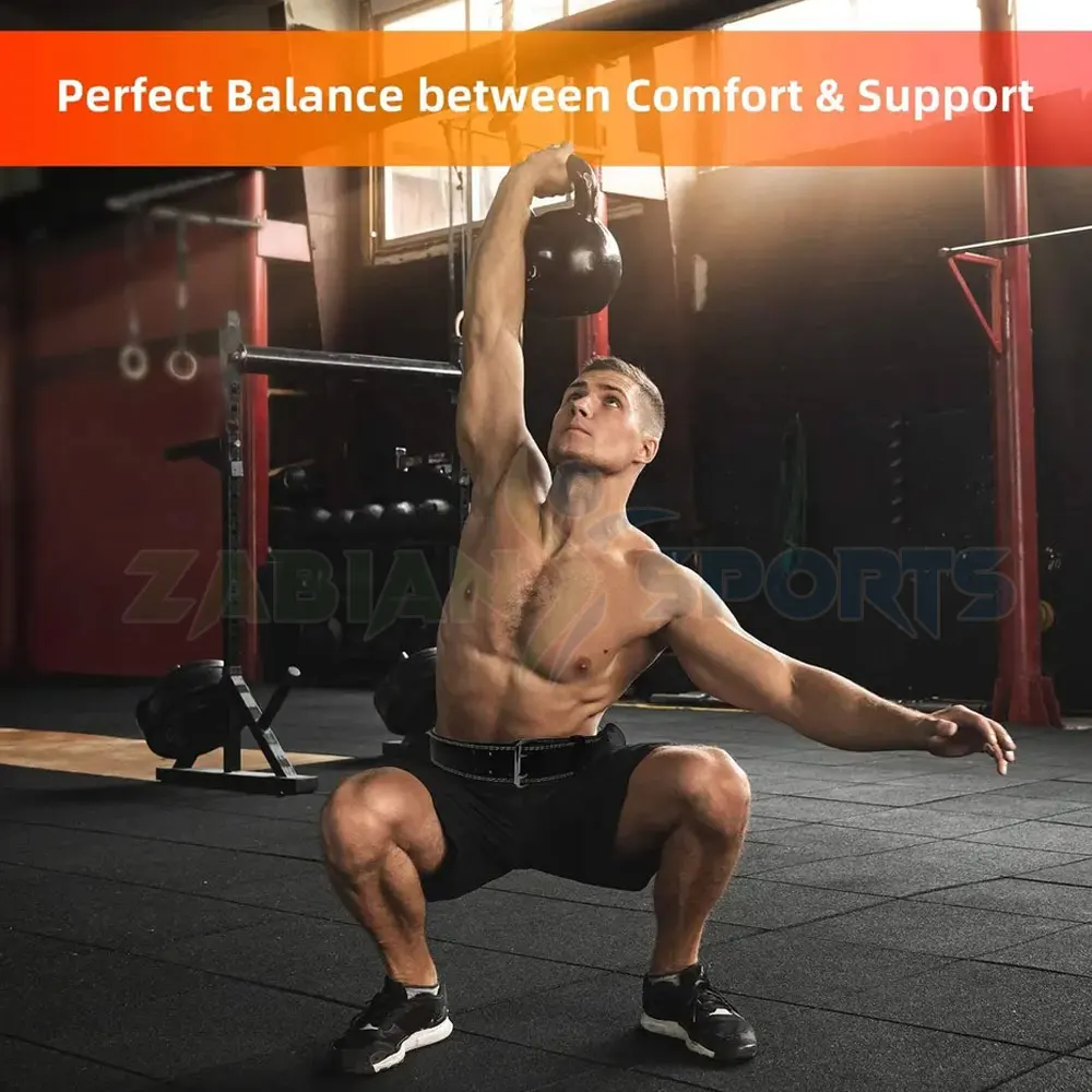 Weightlifting Belt for Men and Women 6 Inch Weight Lifting Belt Workout Back Support Weightlifting Belts