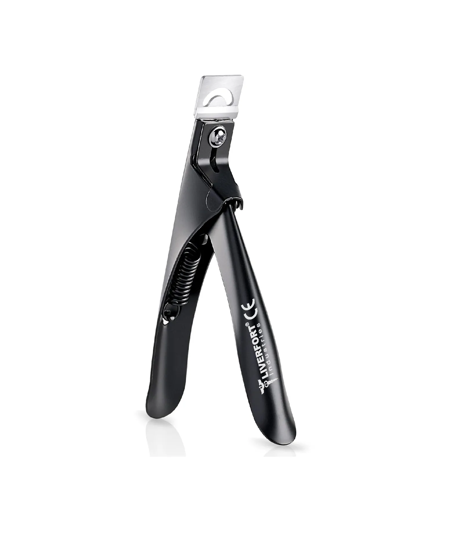 Professional U-Shaped Scissors Trimmer Nail Capsule Cutter Acrylic Tips Clipper for Manicure Use on Fingers BY LIVER FORT