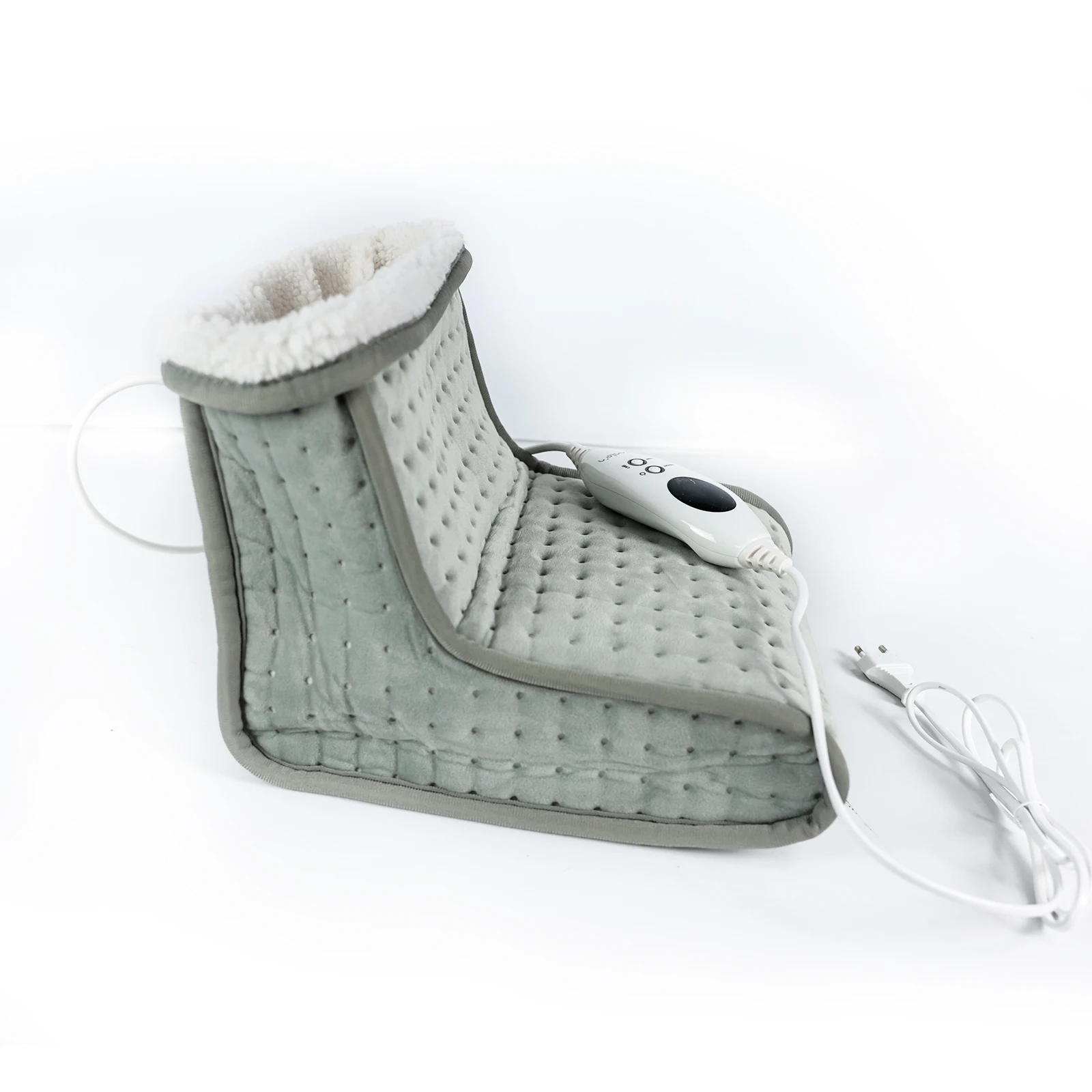 Fast Heating Customizable Auto Shut Off  Sponge And Fleece Foot Warmer Electric Heating Pad
