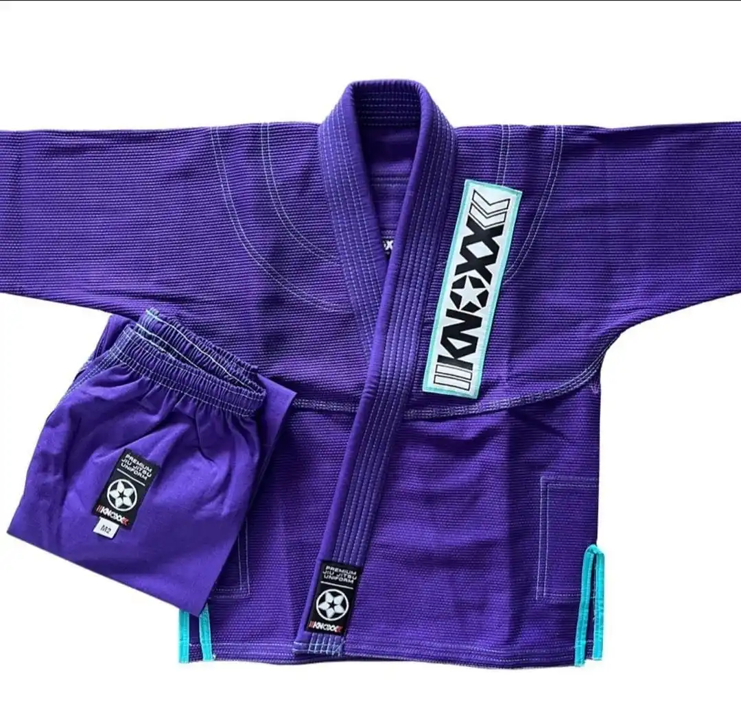 Premium Quality Professional Plain Jiu Jitsu Gi / BJJ Kimono / BJJ Gis Custom BJJ Gi Blue for Men Brazilian Jiu Jitsu Uniform