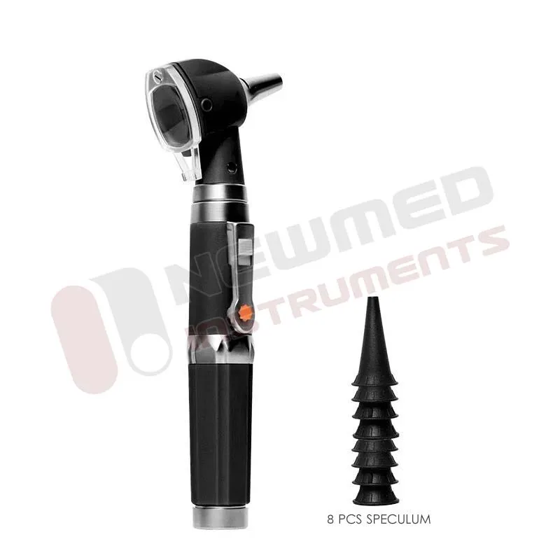 Портативный светодиодный офтальмоскоп Otoscopio для диагностики глаз и ушей прямой волоконно-оптический медицинский инструмент из пластика