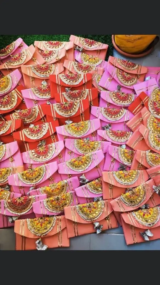 Индийский ручной работы необычный дизайн пати рабочий конверт свадебный сувенир пригласительный Подарочный конверты Shagun