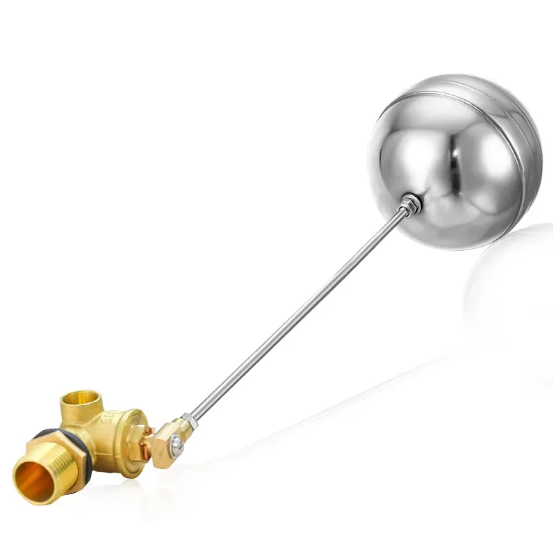 Water Tank Stainless Steel Float Ball Valve 3/4 Inch DN20 Floating Ball Valve Brass Toilet Valves for Stock Tank Pool