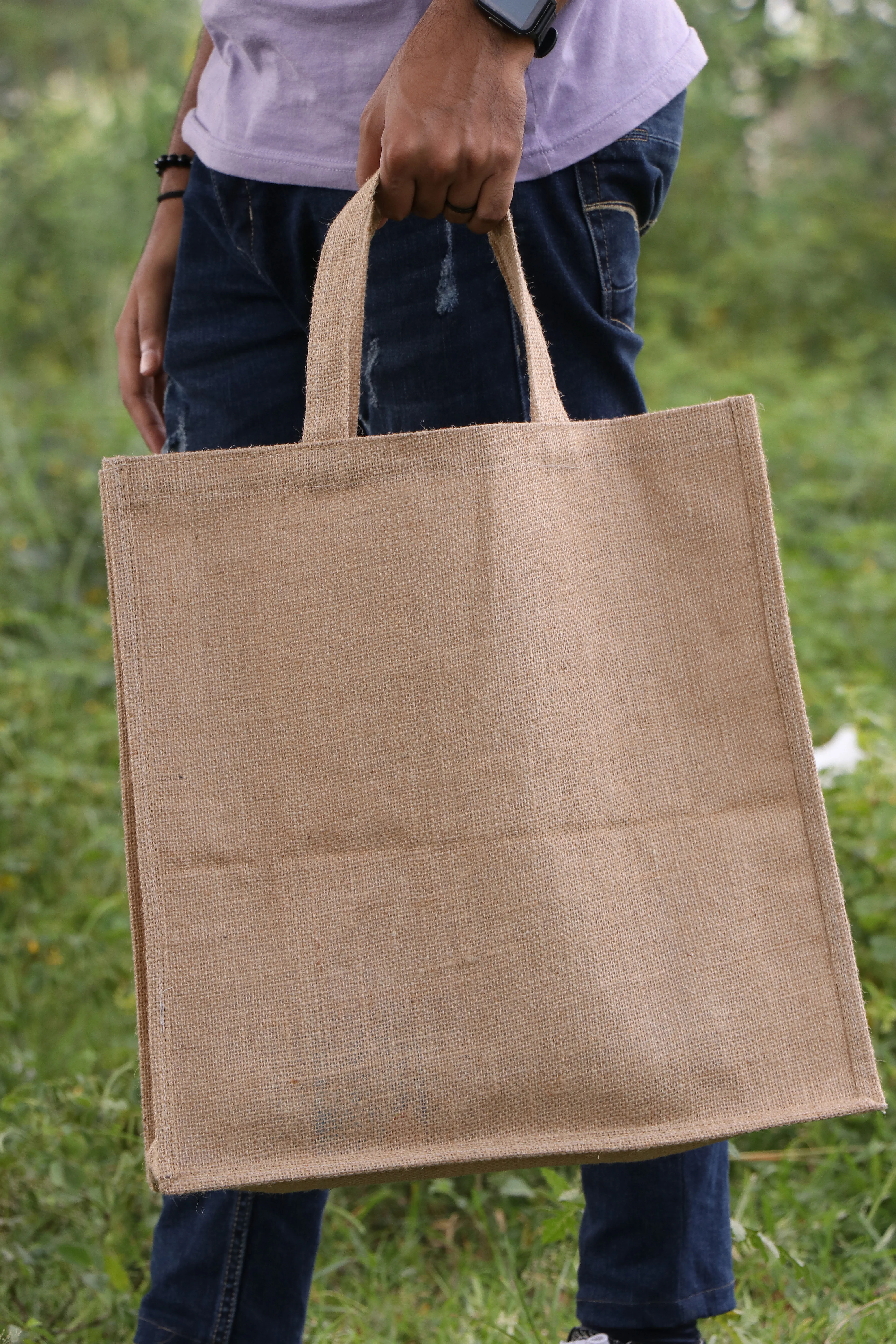 Ecological jute Bags Non Woven Promotional Bag Shopping Tote Gifts Silk Customized Logo Item Style Time Pattern
