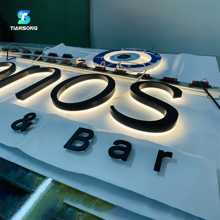 3D Acrylic Signage Led Name Logo For Business Custom High Quality Backlit Letter Sign